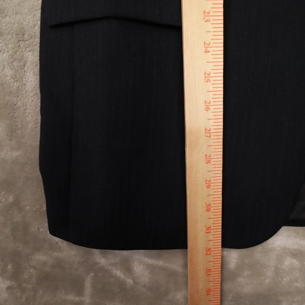 Chaps Ralph Lauren Vintage Men's 40R Navy Blue Herringbone Blazer Heritage‎ 90s